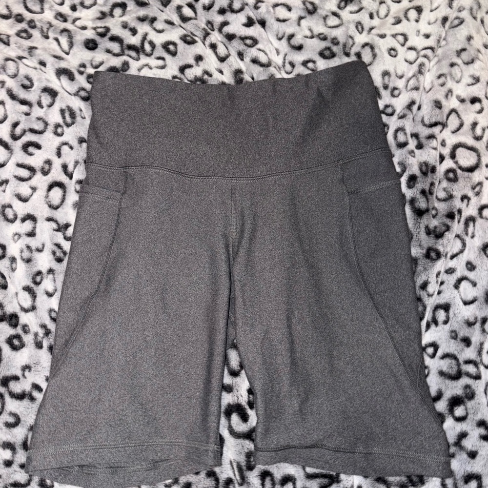 Gray athletic shorts